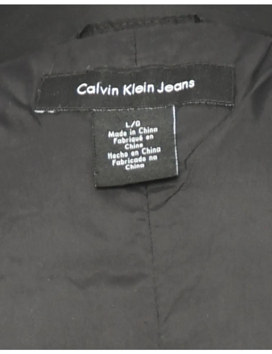 Black Calvin Klein Puffer Jacket - L