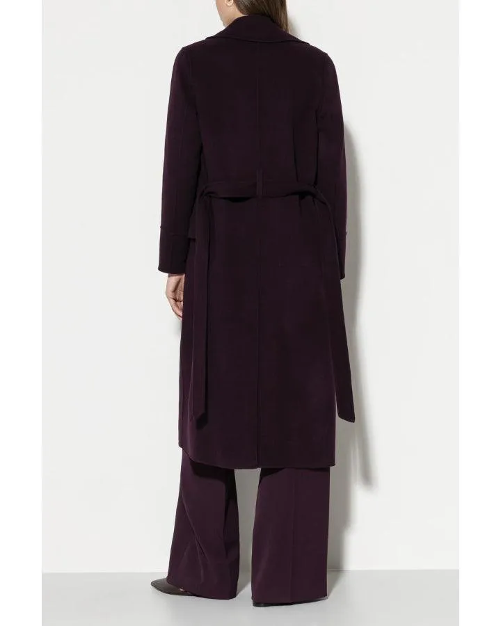 Luisa Cerano Double Face Wool Trench Coat