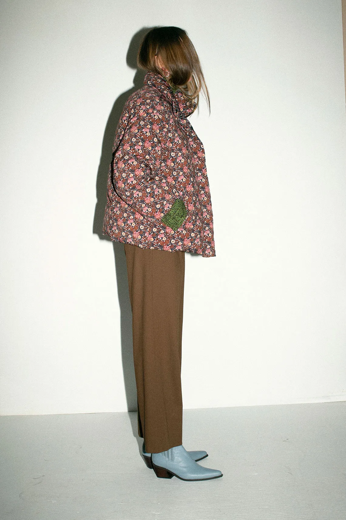 Pink Floral Eastern Puffer