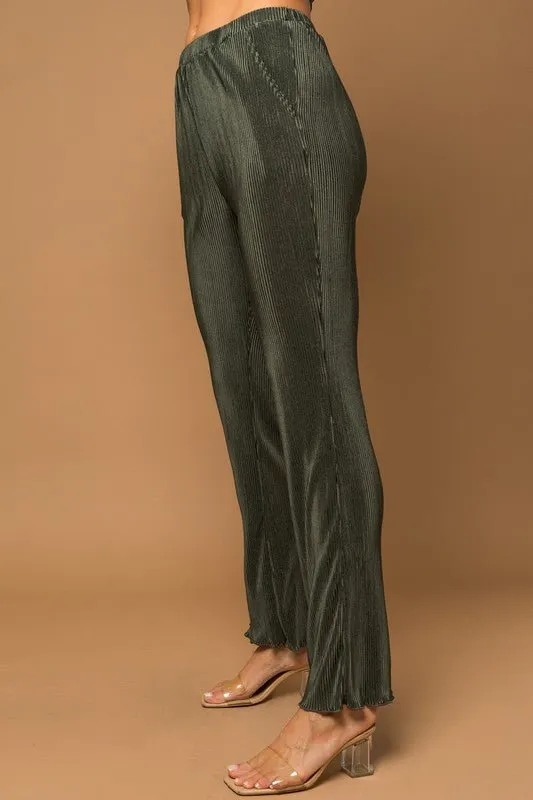 Plisse Pants