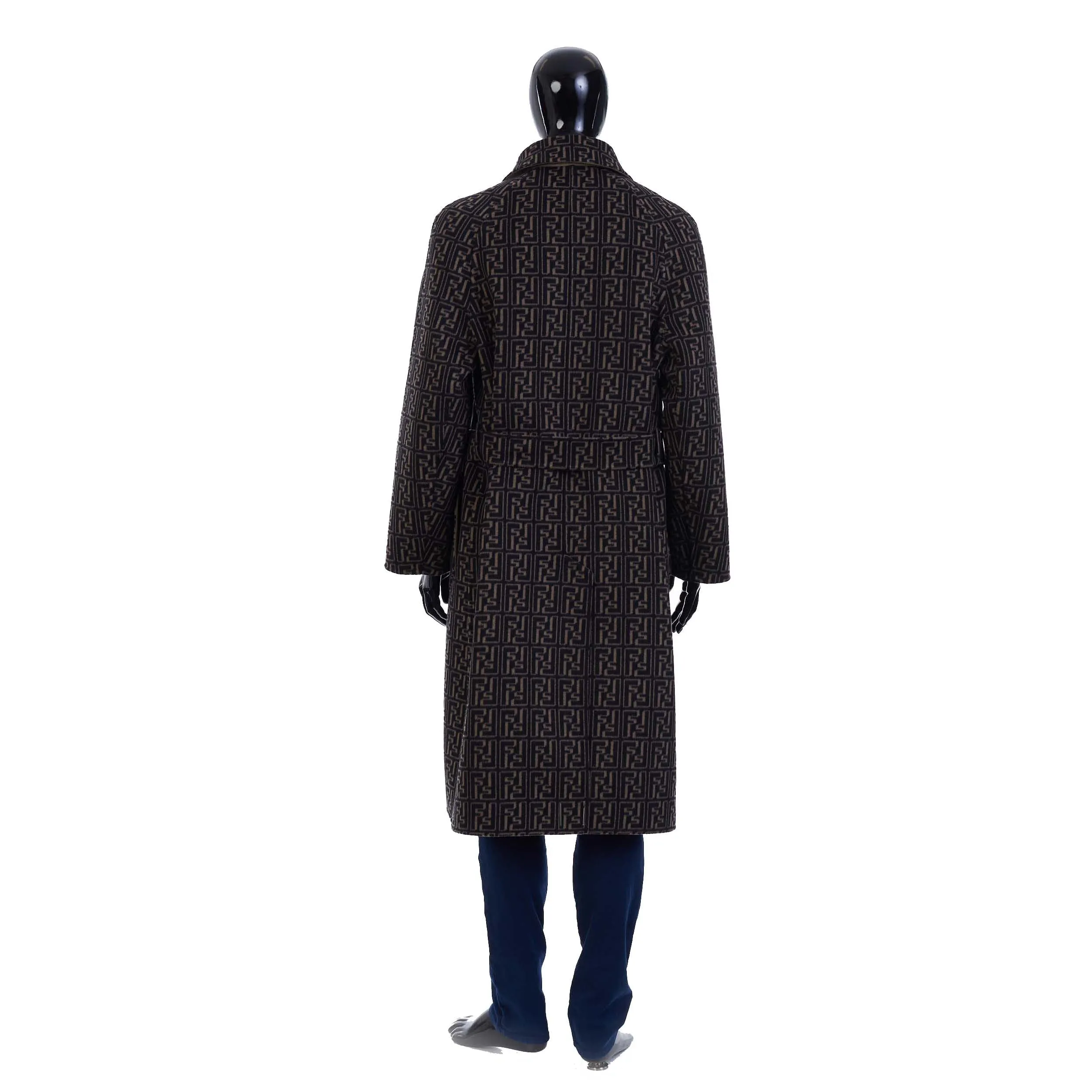 Reversible Beige Wool Trench Coat