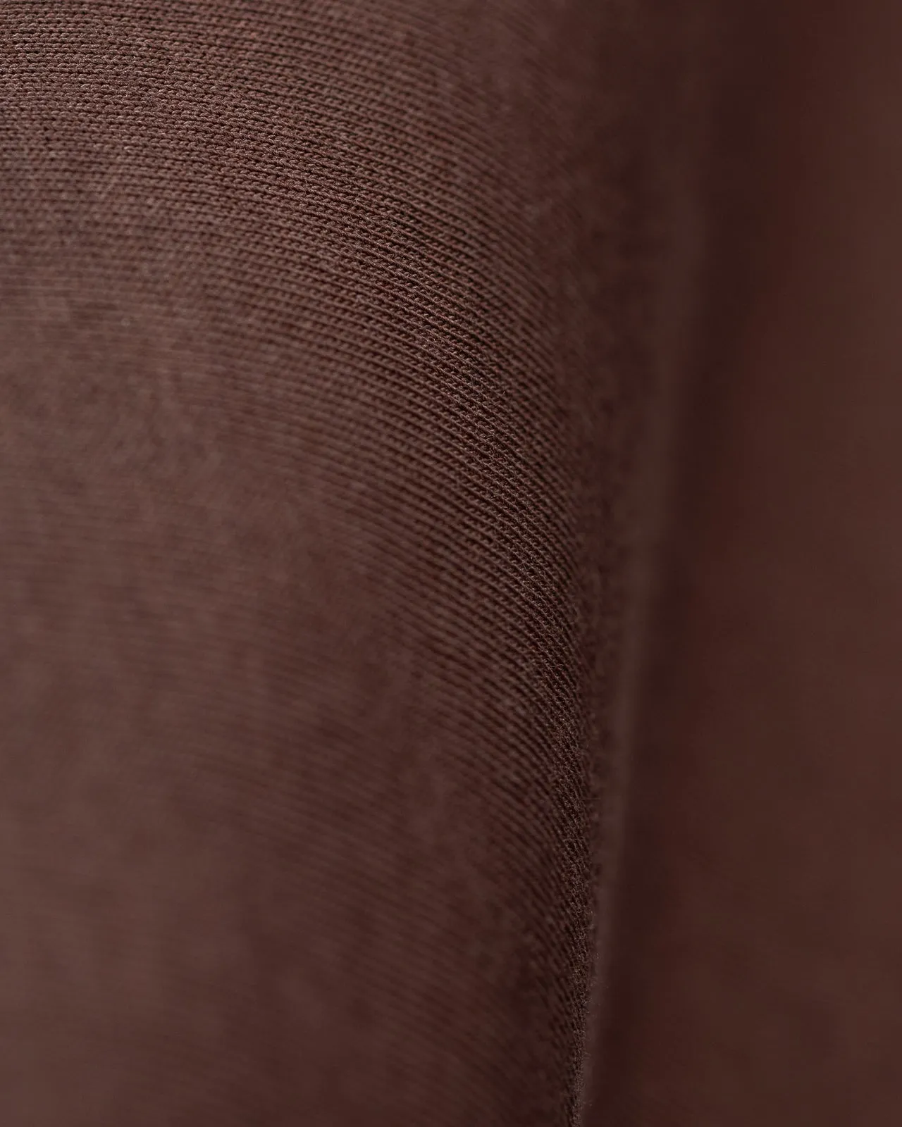 Suvin Plain Stitch Crewneck L/S - Black Coffee