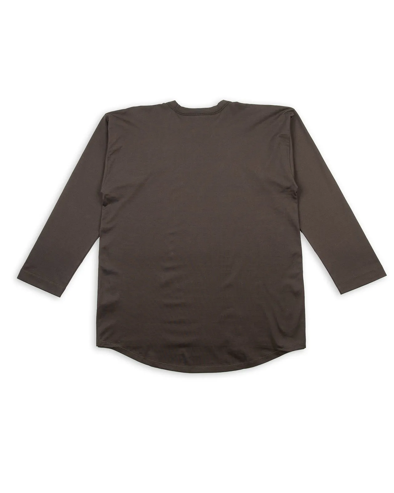 Suvin Plain Stitch Crewneck L/S - Ink Black