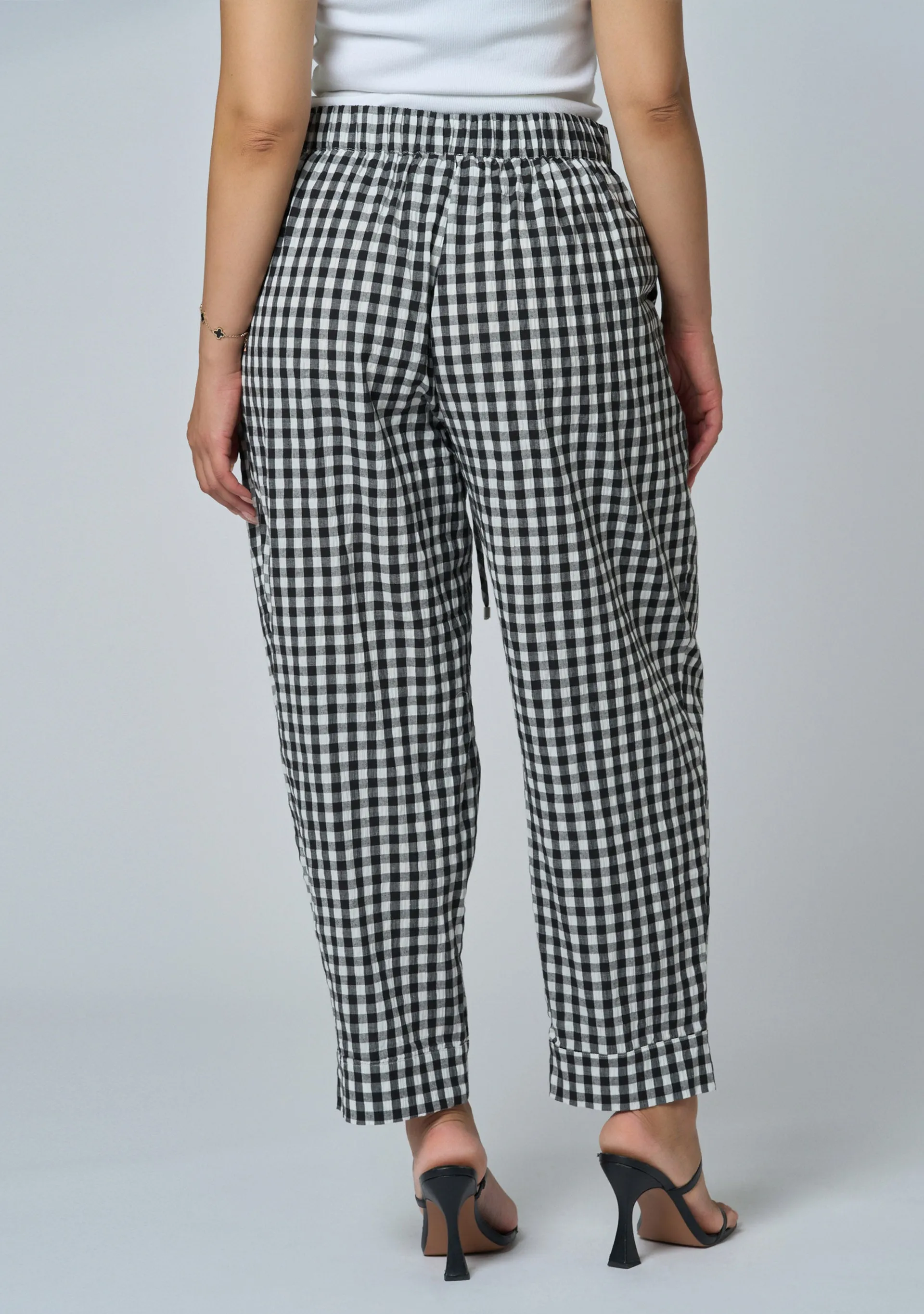 Tara Gingham Jogger Pant